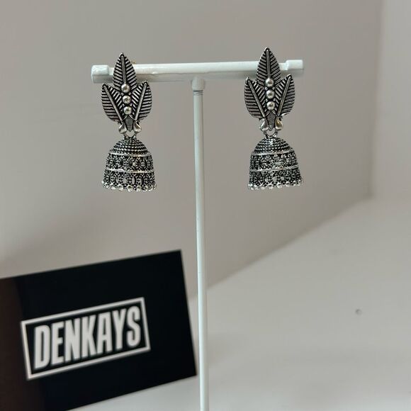 DENKAYS BOLLYWOOD EARRINGS - Picture 3 of 5